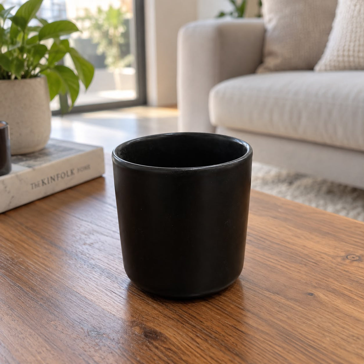 Black Ceramic Cup