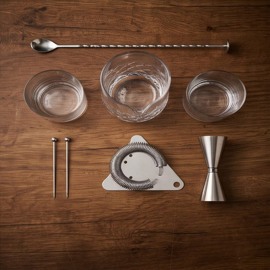 Barware Set with Mixing Glass (8pcs)
