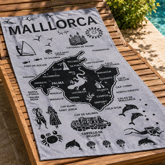 Mallorca Cotton Beach Towel (85x160cm)