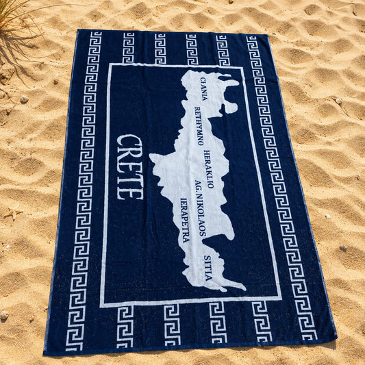 Crete Cotton Beach Towel (85x160cm)