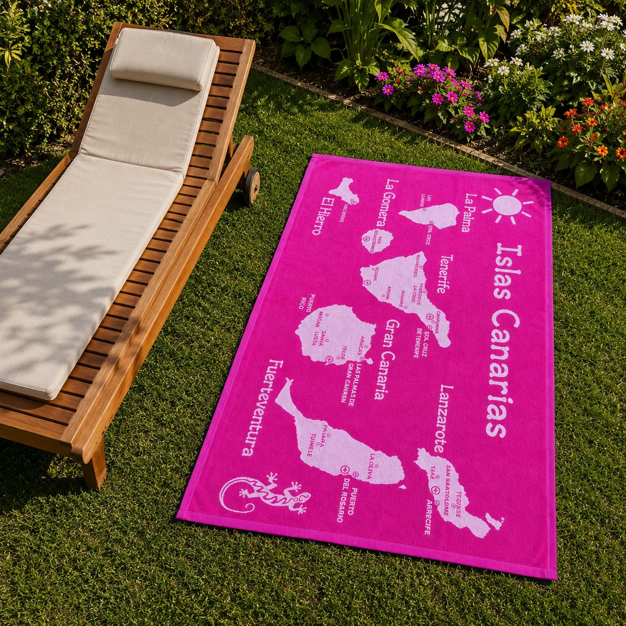 Islas Canarias Cotton Beach Towel (85x160cm)