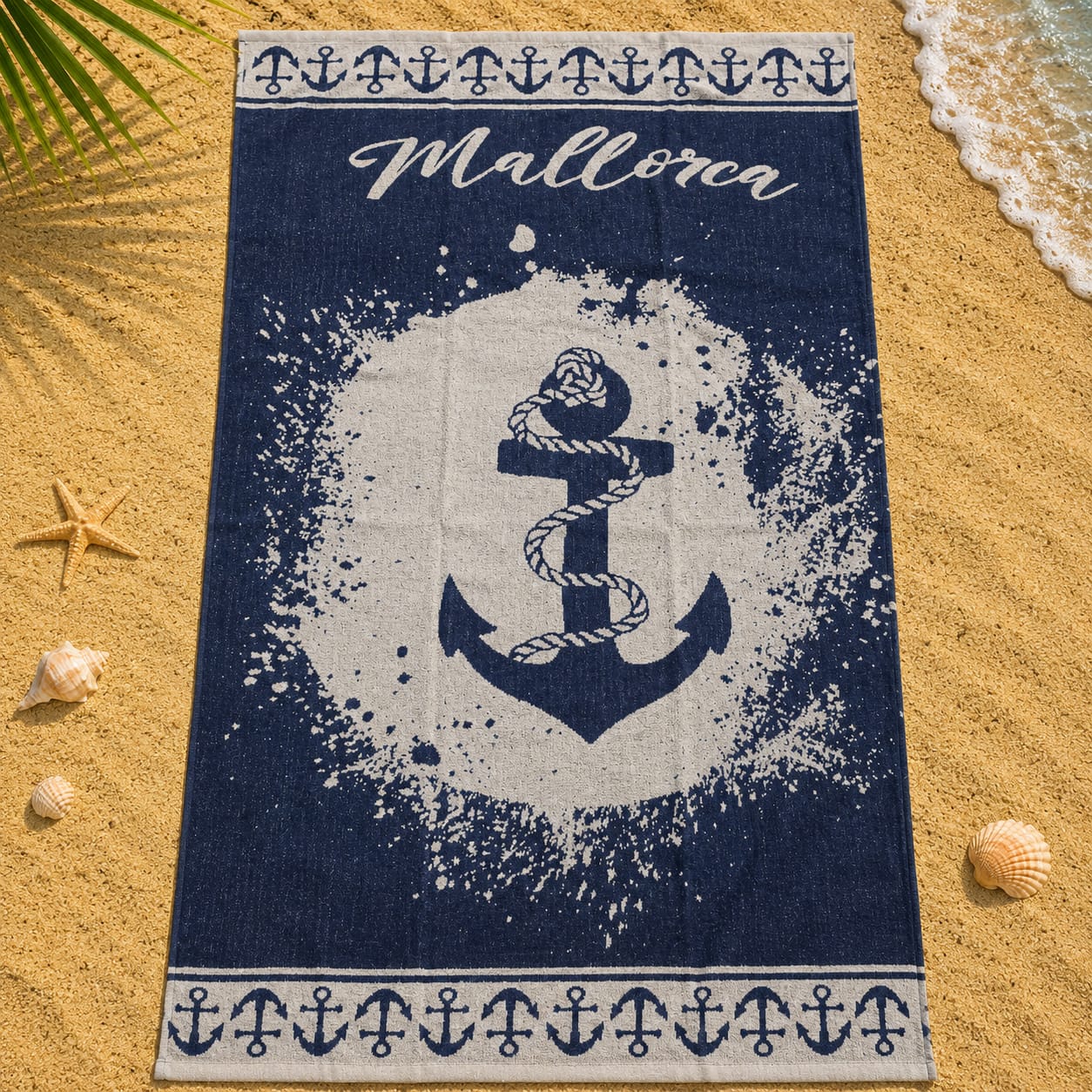 Anchor Mallorca Cotton Beach Towel (85x160cm)