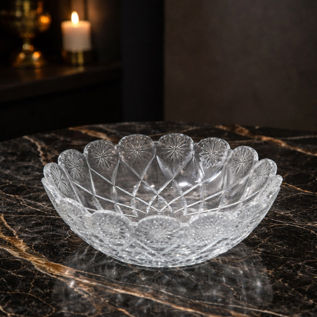 Stars Big Glass Bowl