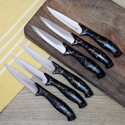 Black Knives Set (6pcs)