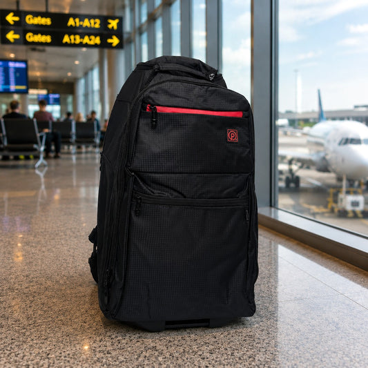 Black Rolling Backpack