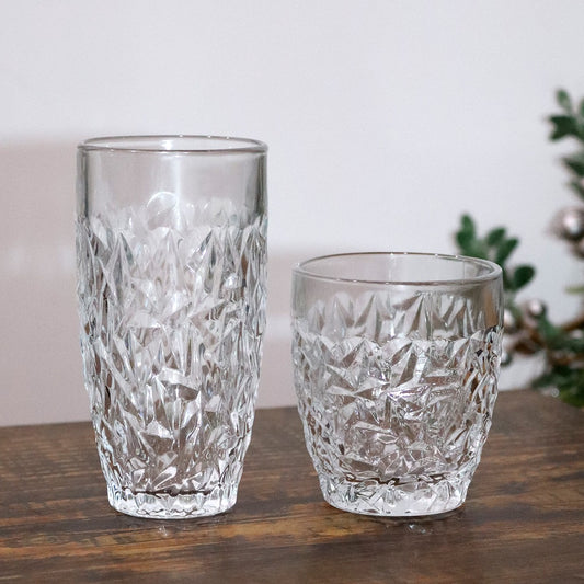 Bohemia Glass Shards Cups Set (12pcs)