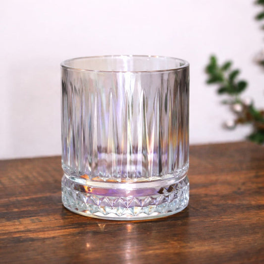 Bohemia Lines Rainbow Glass Cups 350ml (6pcs)