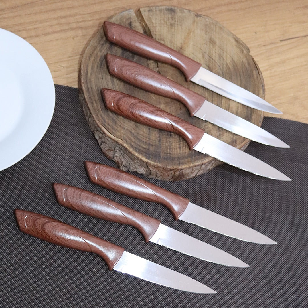 Brown Knives Set (6pcs)