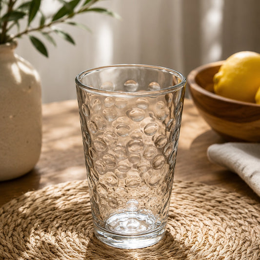 Bubbles Big Glass Cups 400ml (6 Cups)