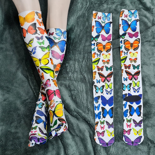 Butterflies High Socks