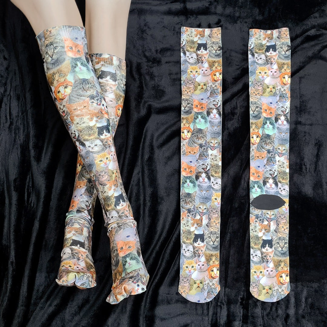 Cats High Socks