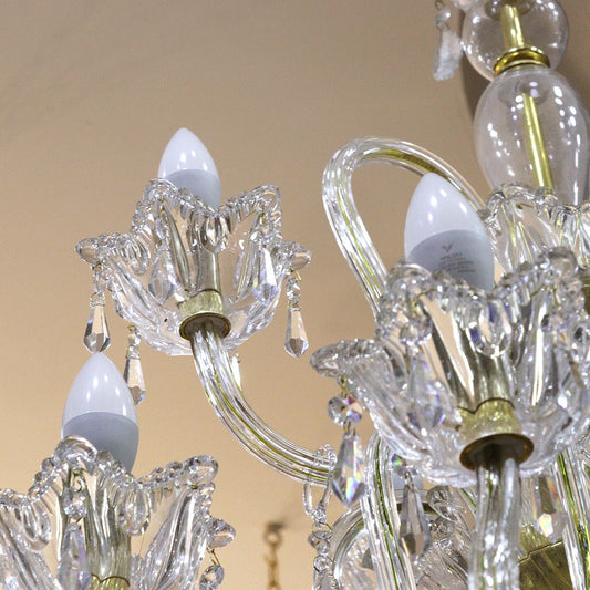 Clear Crystal Chandelier