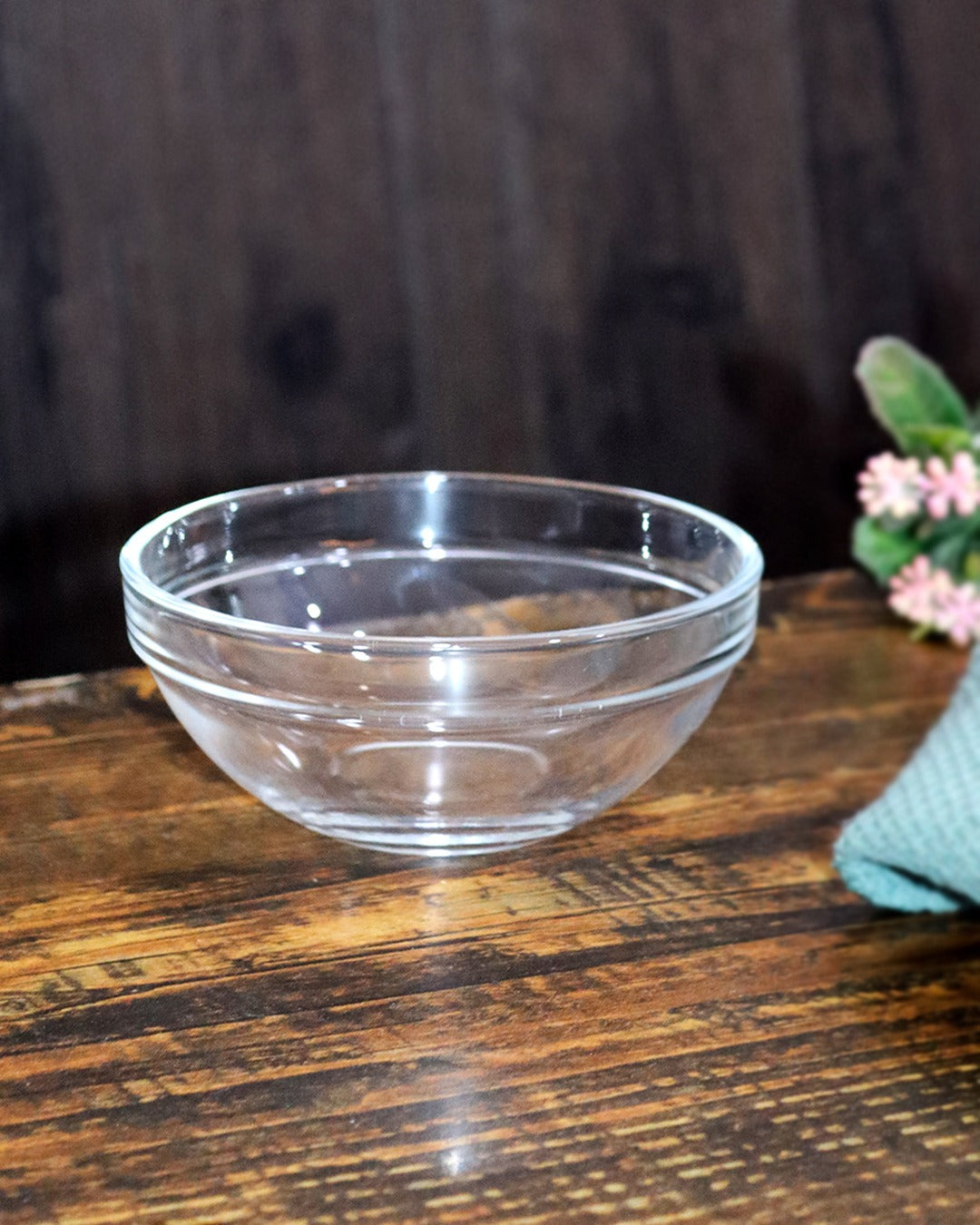 Classic Round Glass Bowls Set