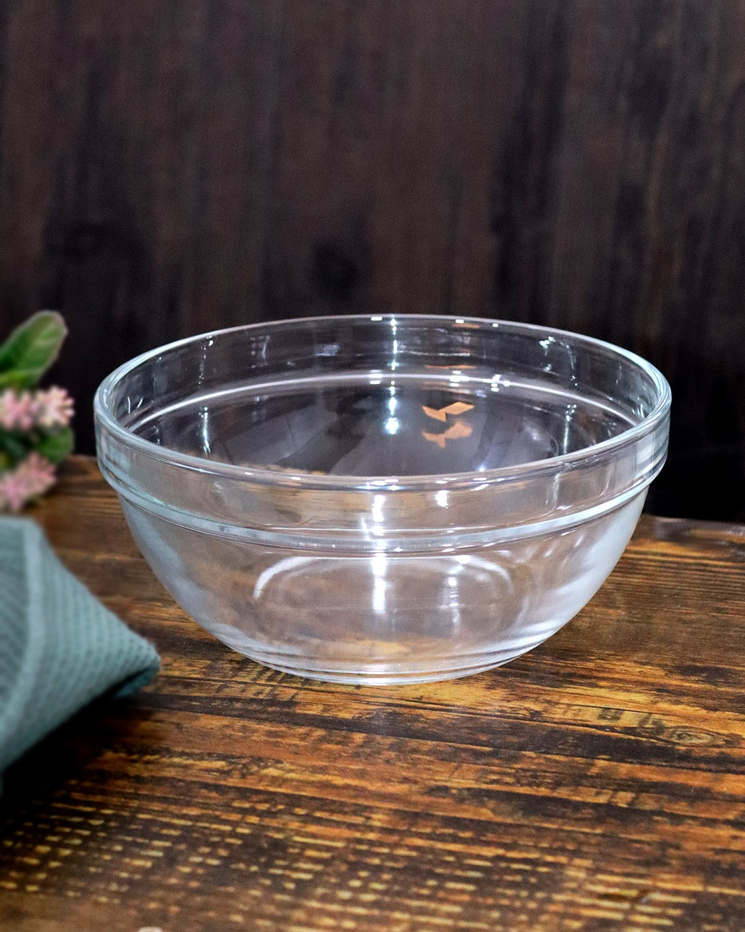Classic Round Glass Bowls Set