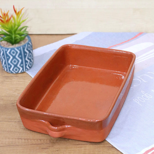 Clay Rectangle Serving Dish