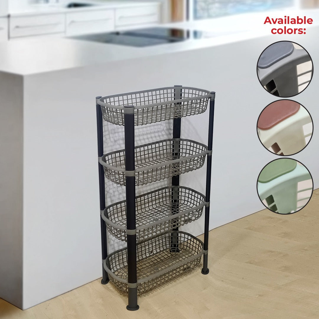 Colorful Plastic Vegetable Rack