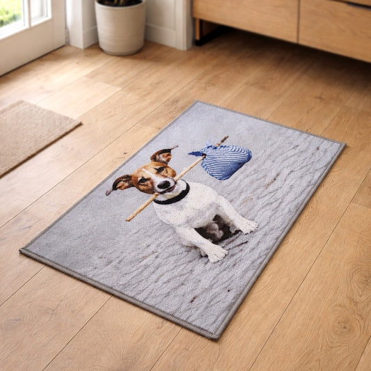 Dog with Stick Carpet (Available in 3 sizes)
