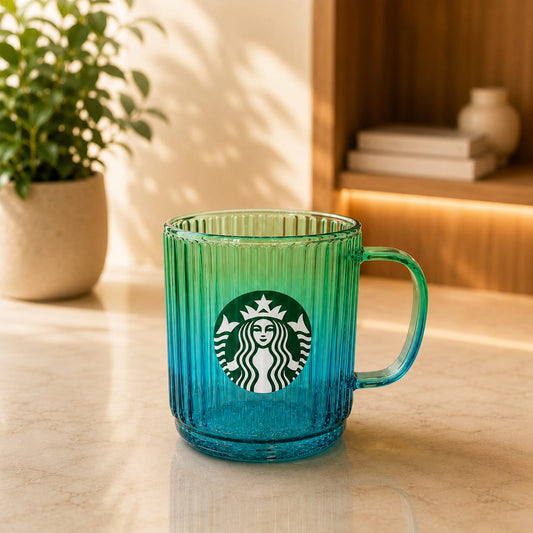 Starbucks Green Glass Mug 500ml