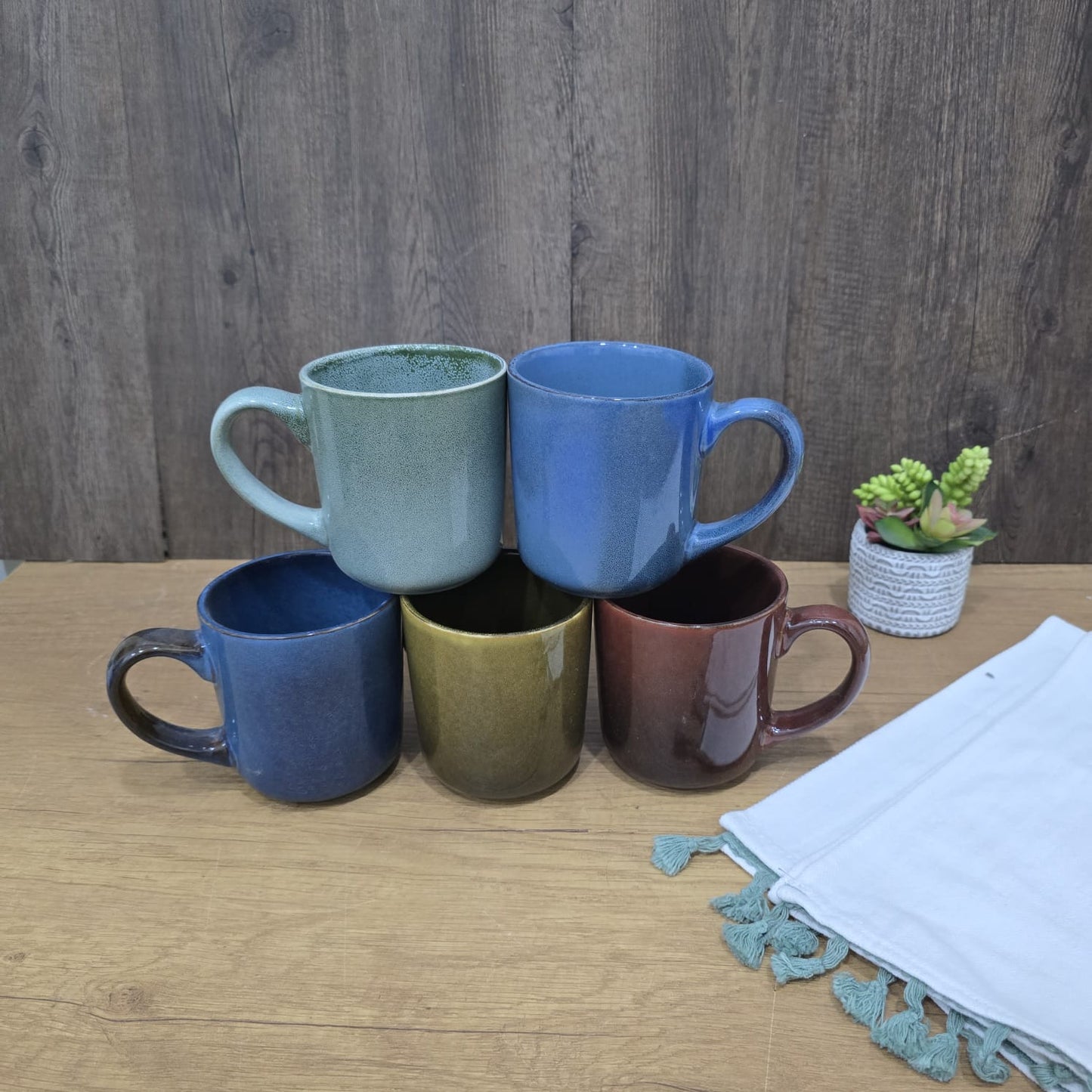 Faded Porcelain Mugs