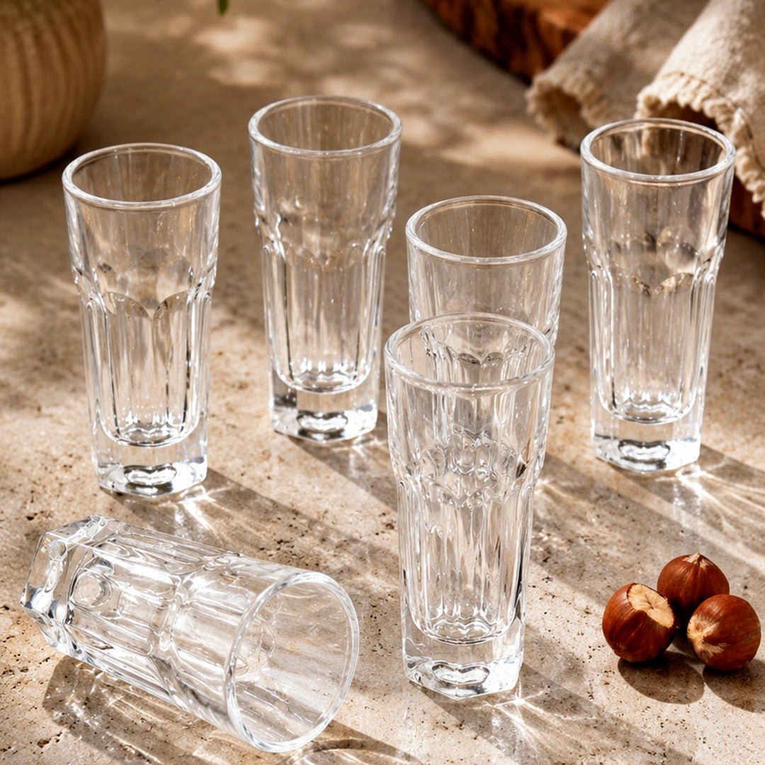 Glass Tall Shots 45ml (6 Shots)