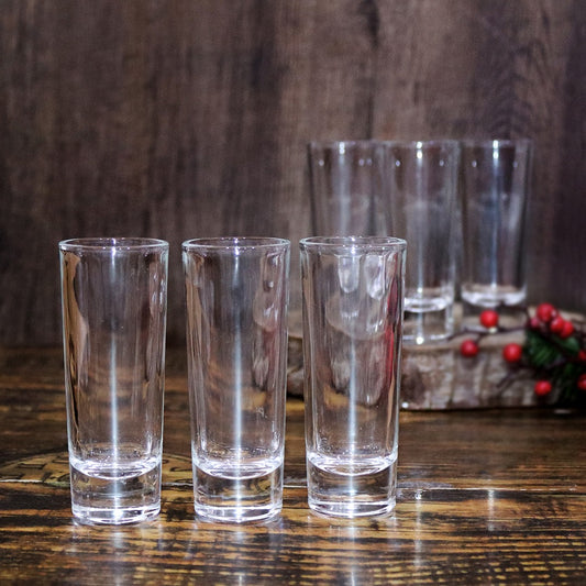 Glass Tall Shots 65ml (6 Shots)