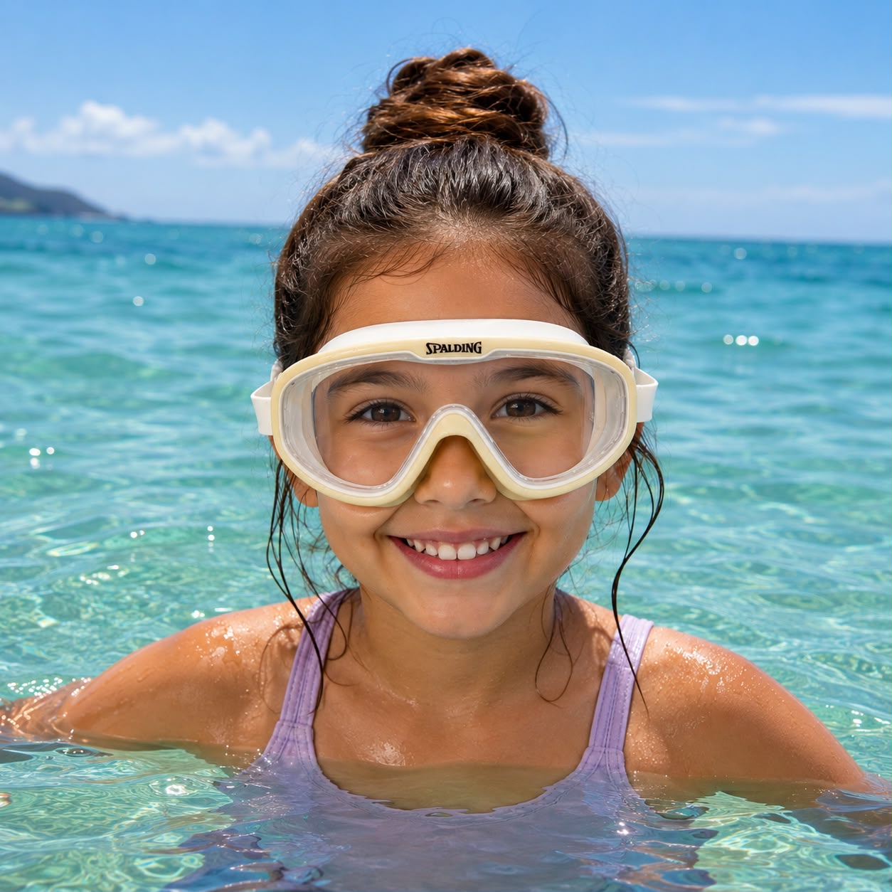 White Swimming Goggles (Ages 5-10y)