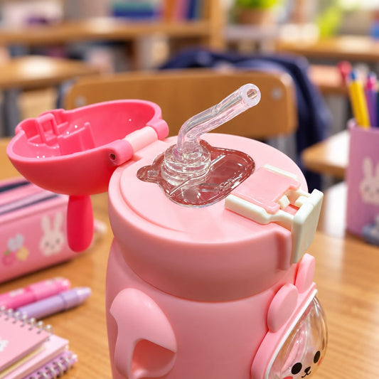 Bunny Plastic Water Bottle 600ml