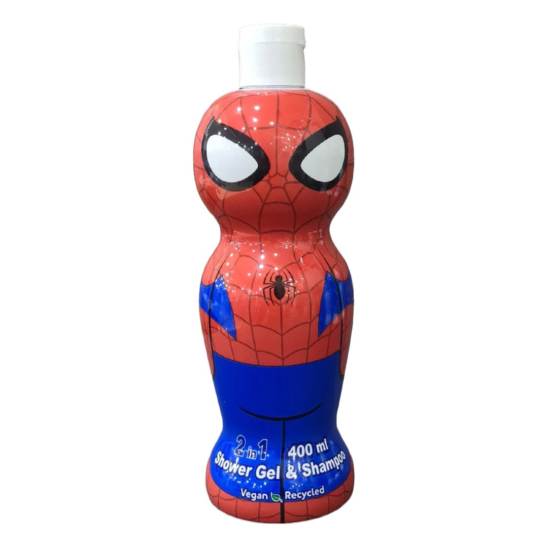 Dermatologically Tested Spiderman Shower Gel & Shampoo 400ml