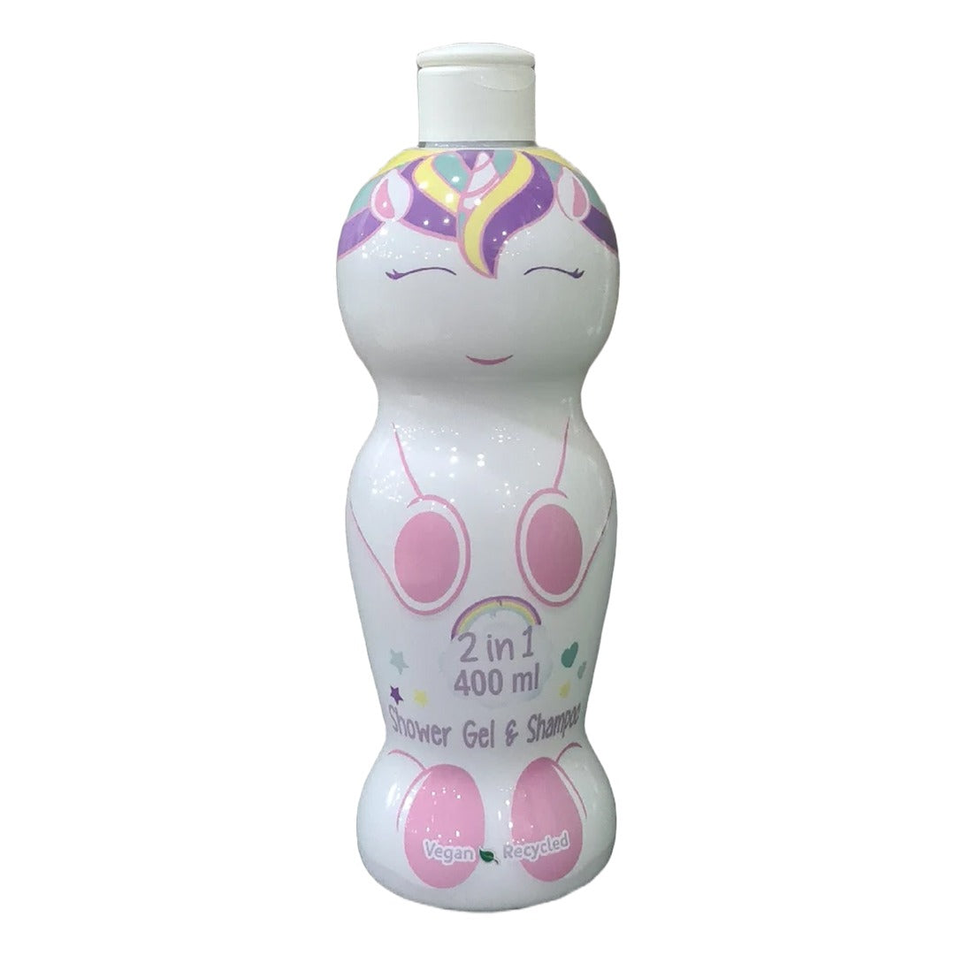 Dermatologically Tested Unicorn Shower Gel & Shampoo 400ml