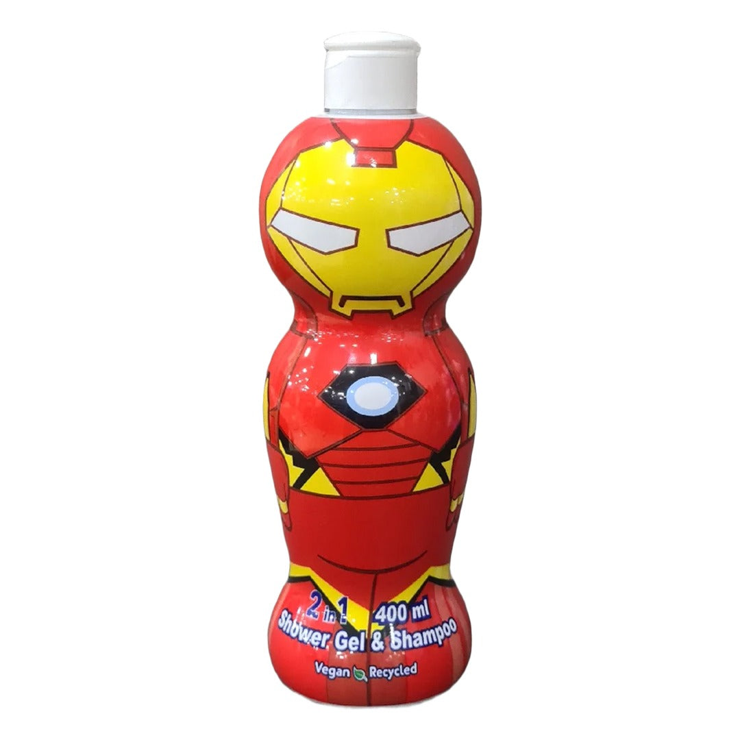 Dermatologically Tested Iron Man Shower Gel & Shampoo 400ml