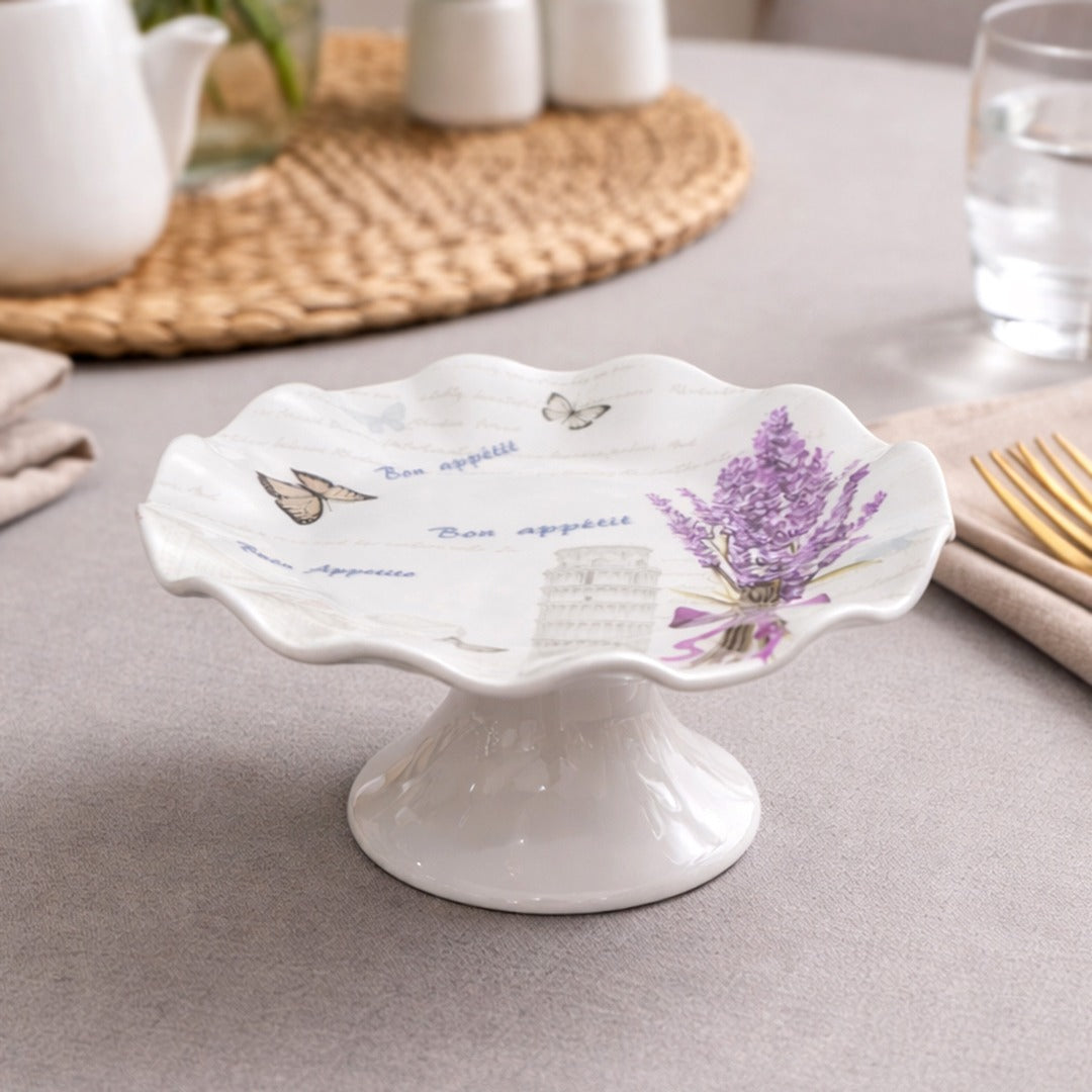 Lavender Porcelain Dessert Stand