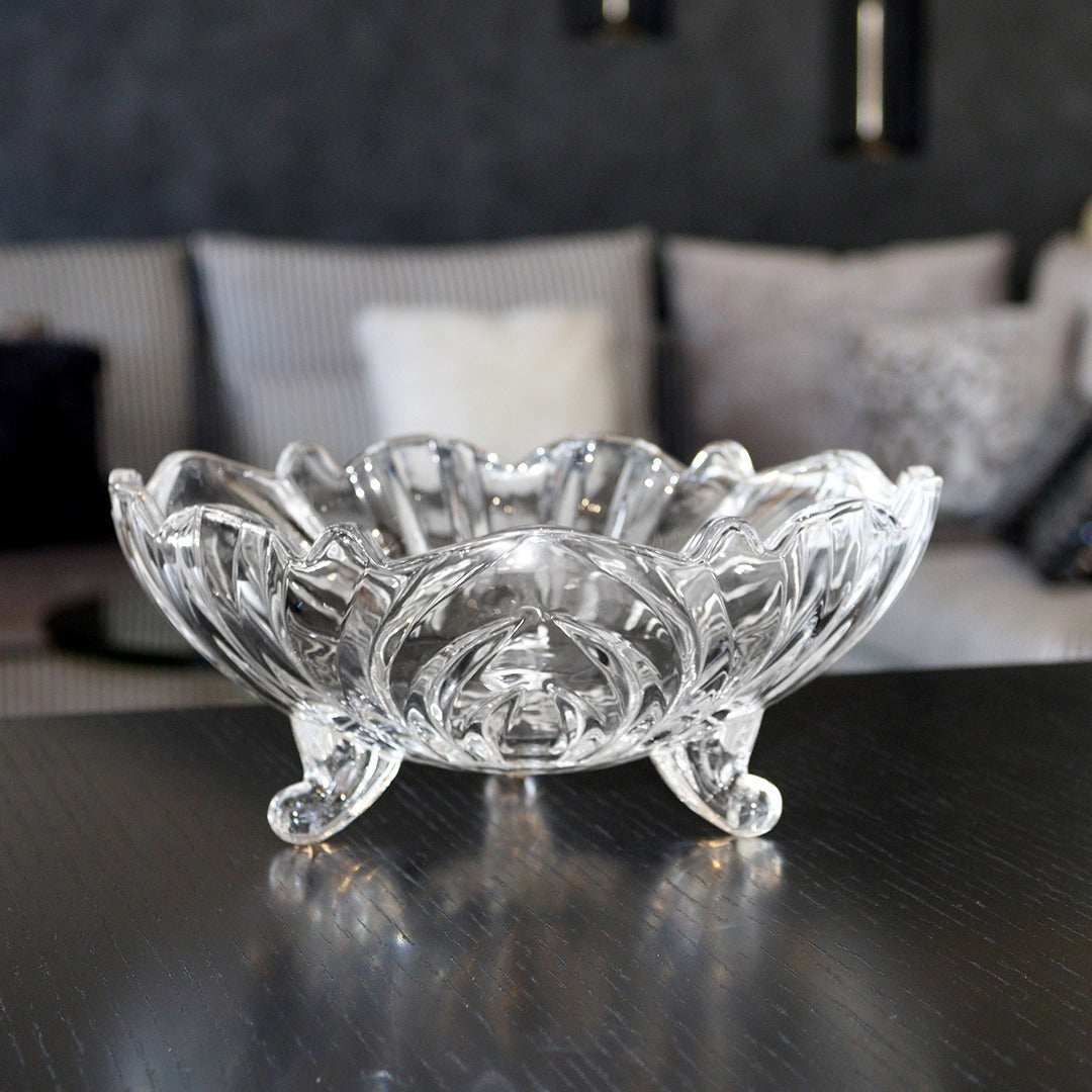 Lines Big Glass Bowl