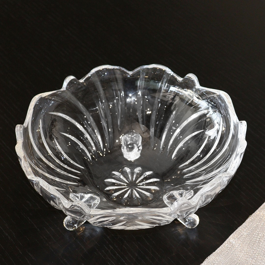 Lines Big Glass Bowl