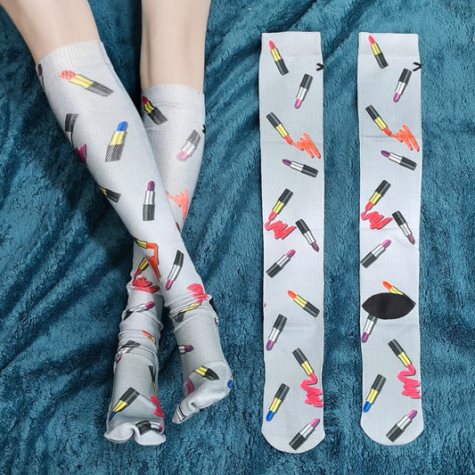 Lipstick High Socks
