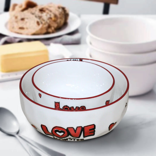 Love Monster Porcelain Bowls