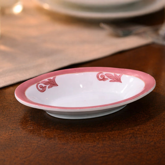 Bordeaux Melamine Deep Oval Plates