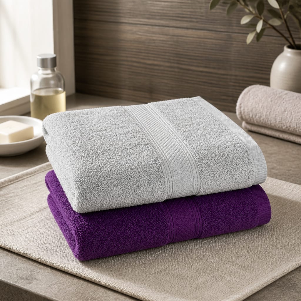 Design Thick Cotton Towel (50x90cm)