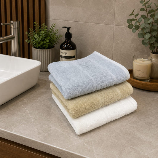 Dashes Thick Cotton Towel (50x90cm)