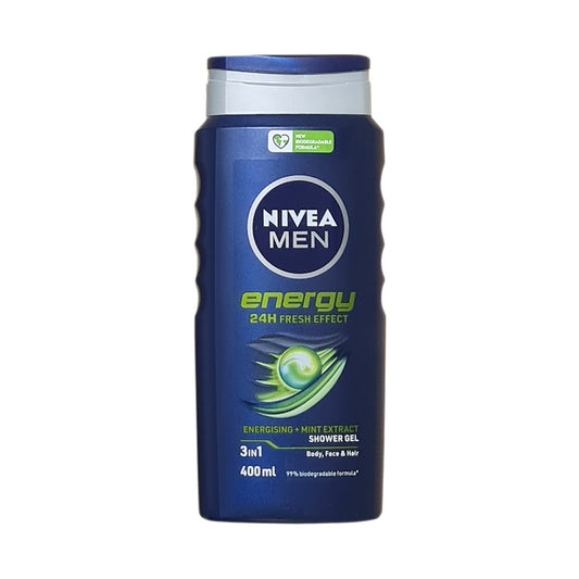 Nivea Men Energy 3in1 Shower Gel 400ml