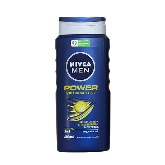 Nivea Men Power 3in1 Shower Gel 400ml