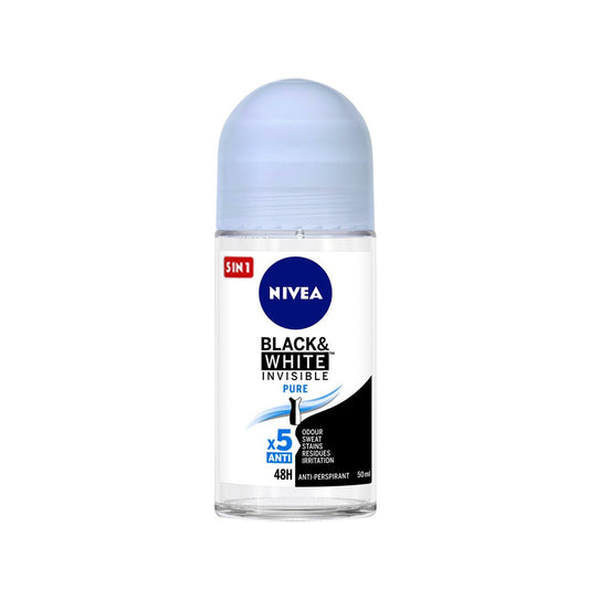 Nivea Black & White Invisible Pure Roll-on 50ml