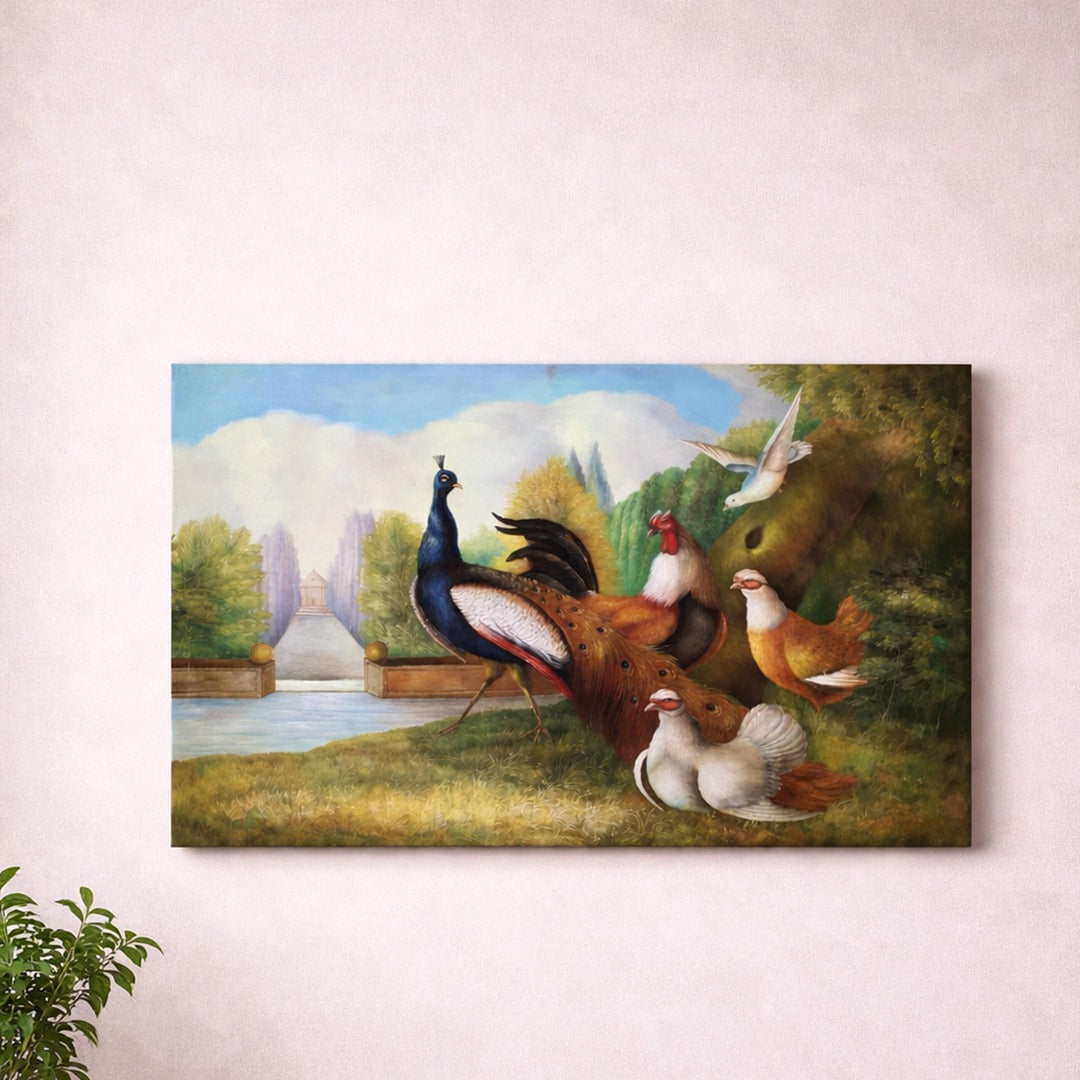 Birds Oil Painting