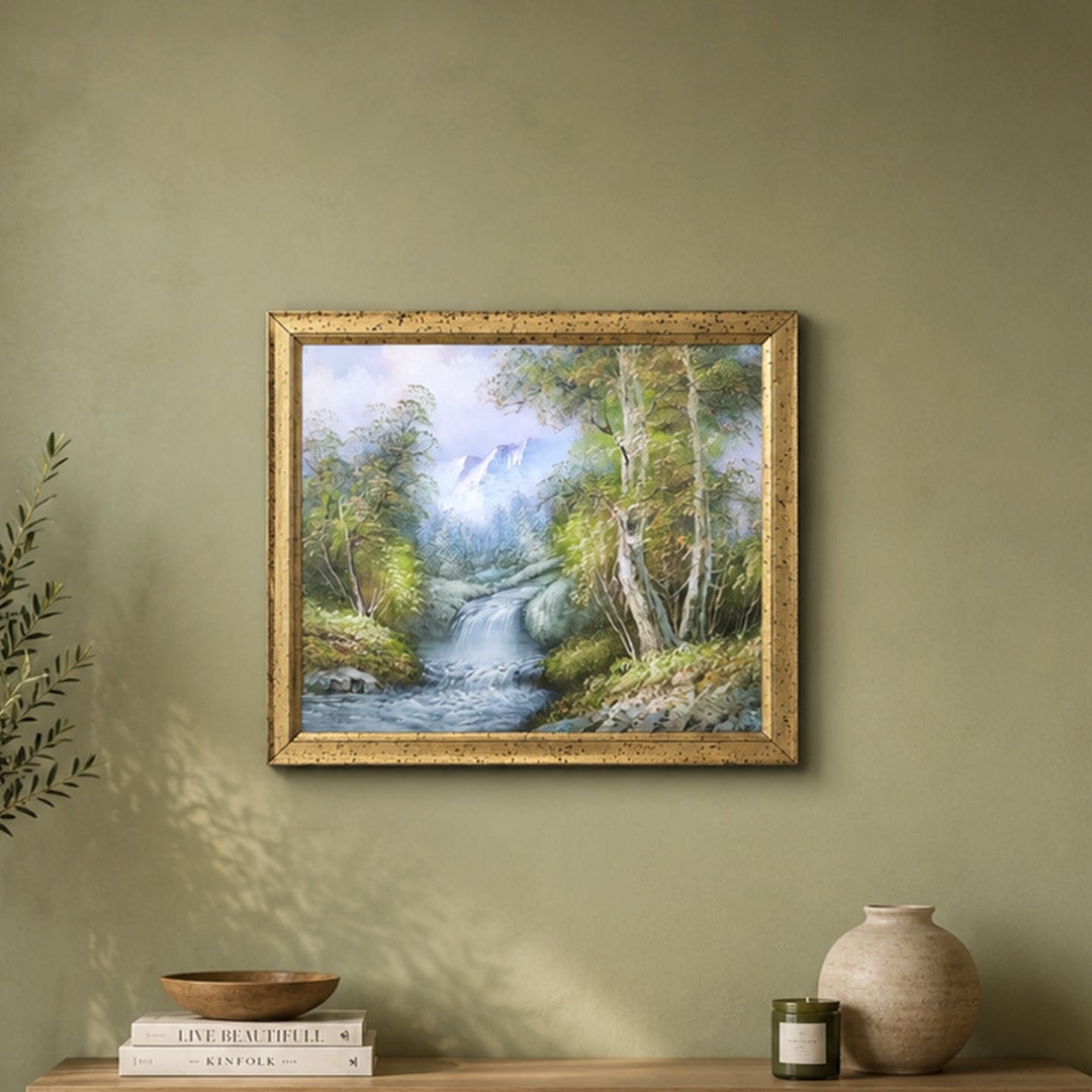 Waterfall Oil Painting