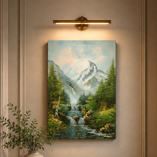 Forest River Oil Painting