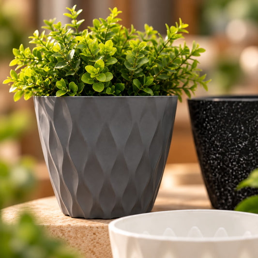 Plastic Big Plant Pots (Available in 5 colors)