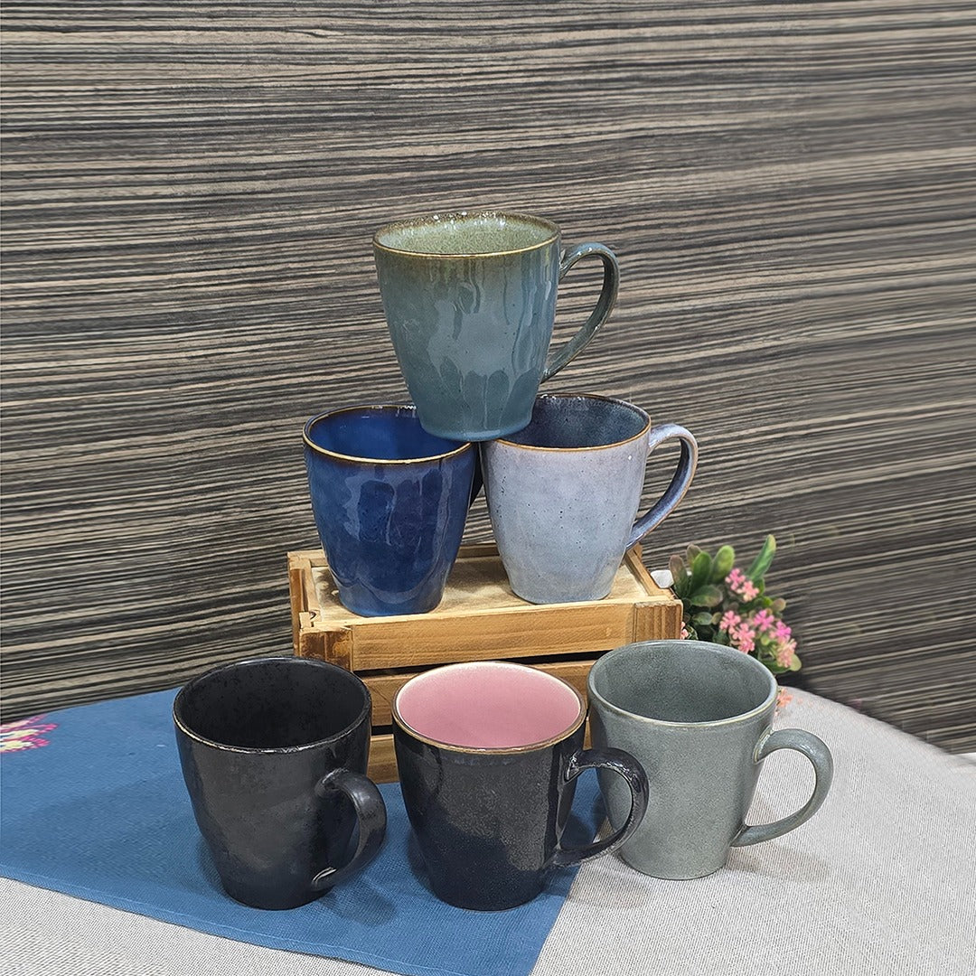 Retro Porcelain Mugs