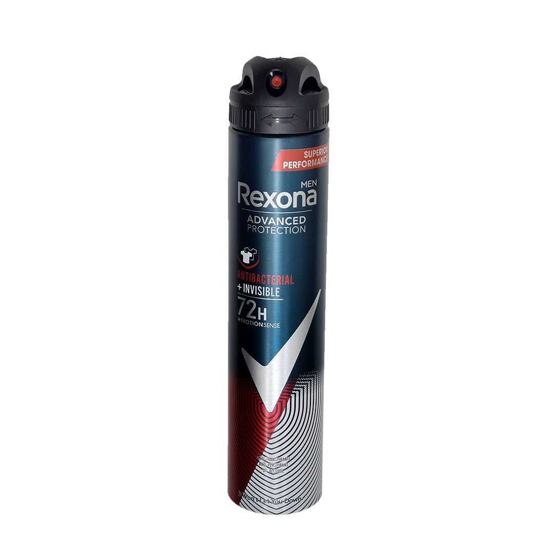 Rexona Men Antibacterial + Invisible Spray Deodorant 200ml