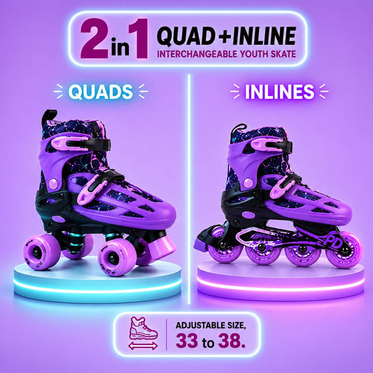 2in1 Interchangeable Roller Skates