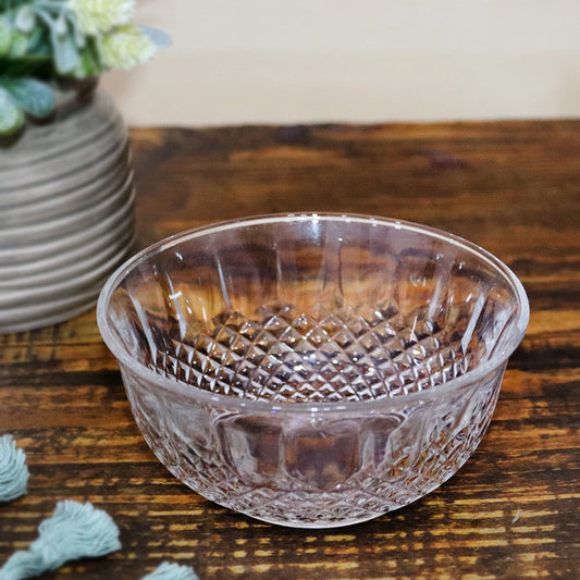 Round Star Glass Bowls Set (6pcs)