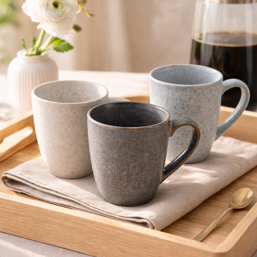 Simple Porcelain Mugs